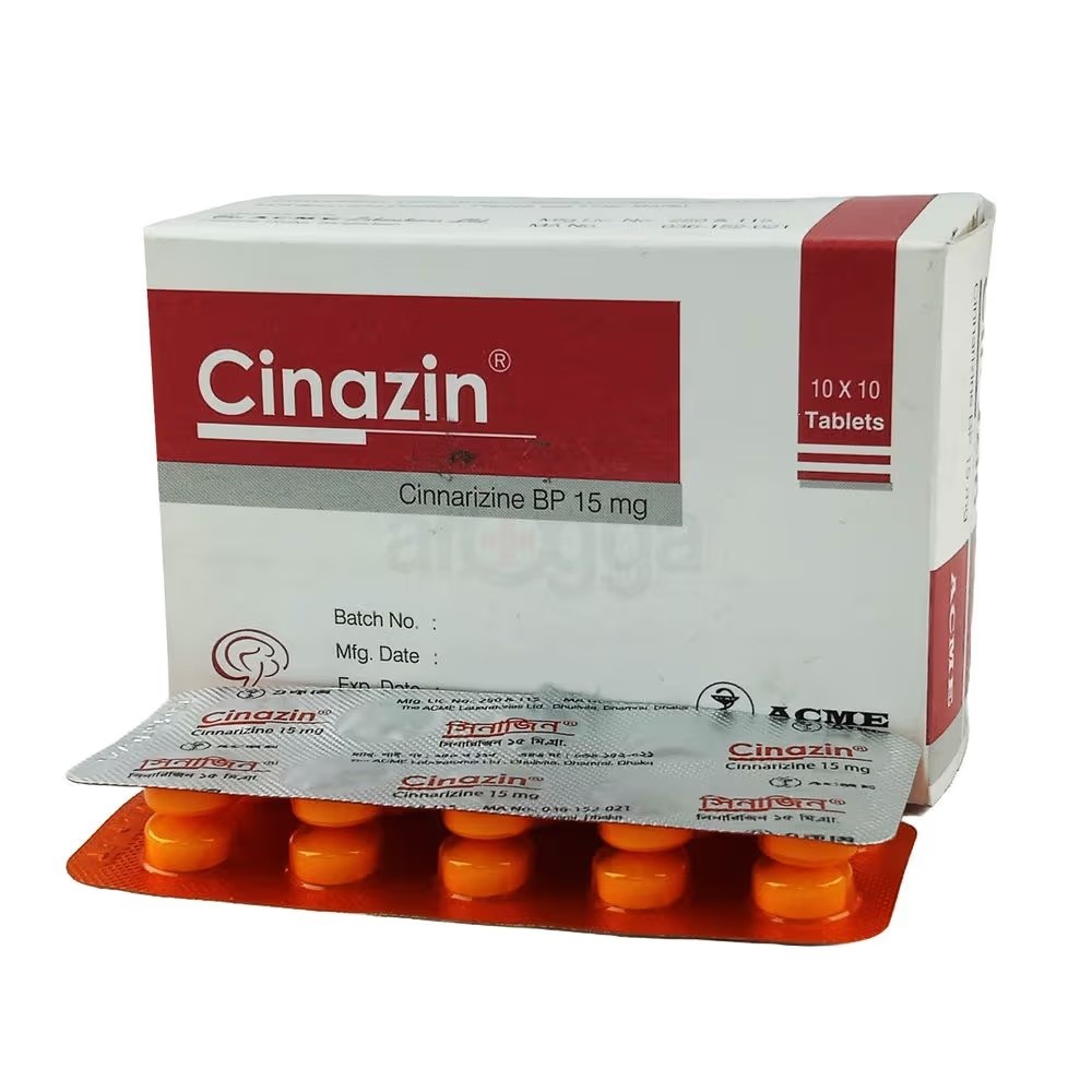 CINAZIN 15 TAB