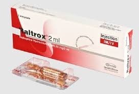 RALTROX 20 mg/2 ml IM/IV INJECTION