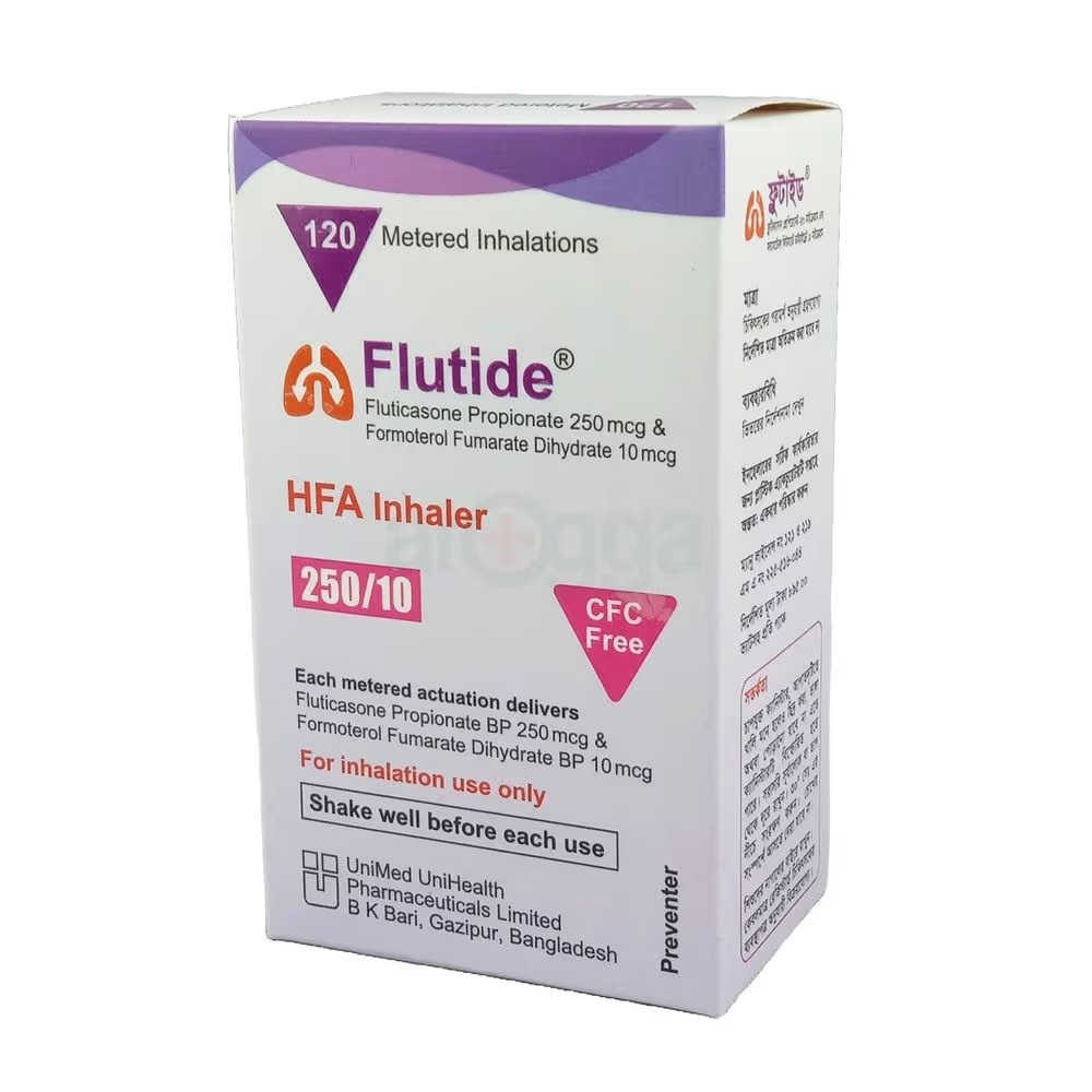 Flutide 250mg/10mcg HFA Inhelar