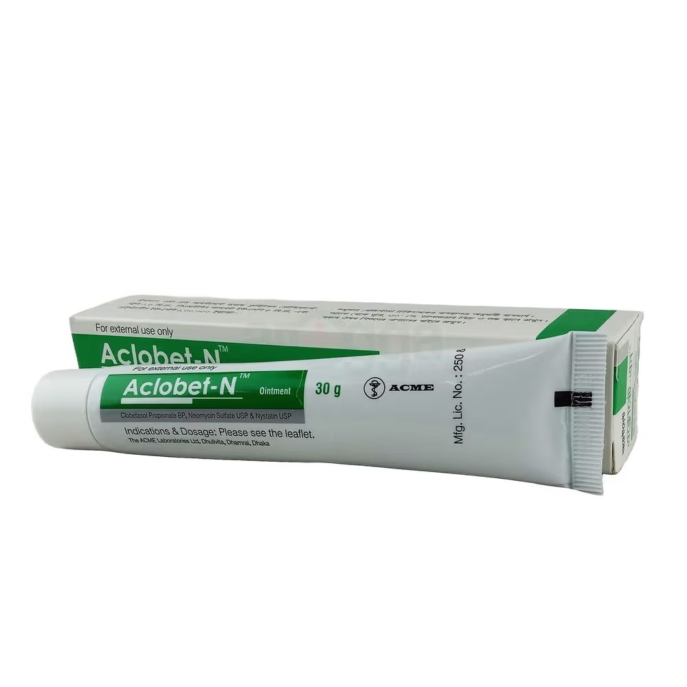 ACLOBET-N Ointment-(0.05%+0.50%+100000IU)