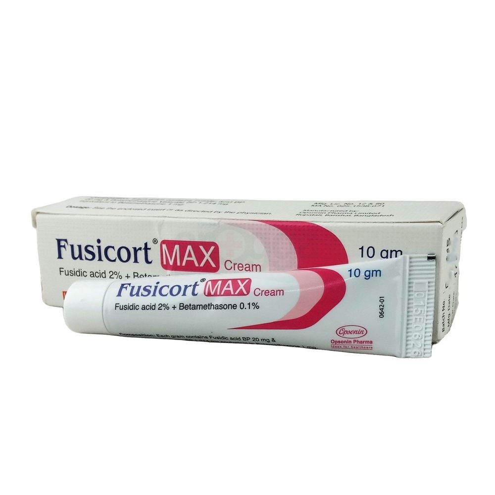 FUSICORT MAX 2%+0.1% CREAM 10gm