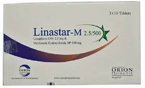 LINASTAR-M 2.5 mg + 500 mg