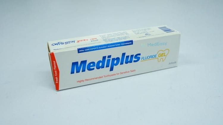 MEDIPLUS FLUORIDE GEL 100GM TOOTHPASTE