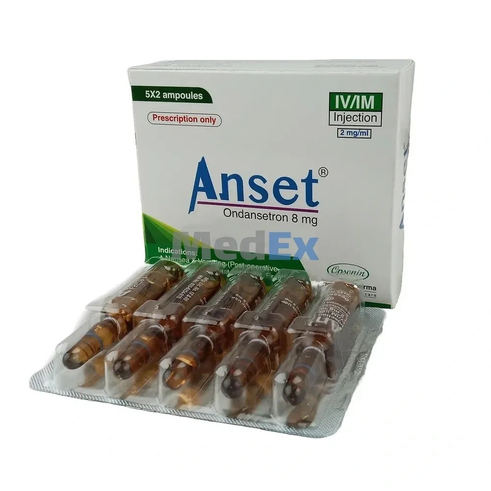 ANSET 8 mg/4 ml IM/IV Injection
