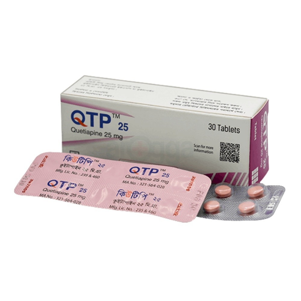 QTP 25mg Tablet