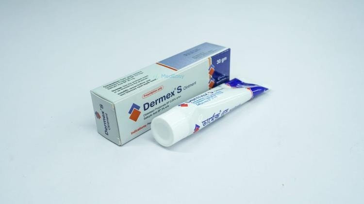 Dermex S 0.05%+3% Ointment 30GM