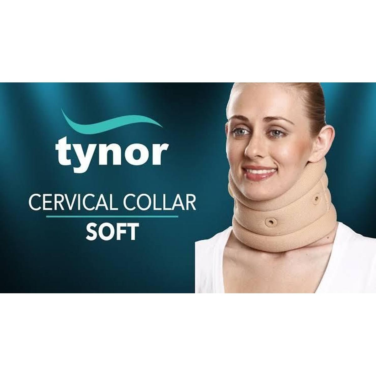CERVICAL COLLAR SOFT WITH SUPPORT (TYNOR ) SIZE: L