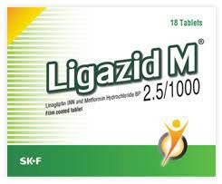 LIGAZID M 2.5/1000MG TABLET