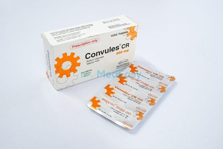 Convules CR 200mg Tablet