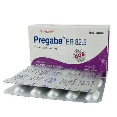 PREGABA ER 82.5 mg TABLET