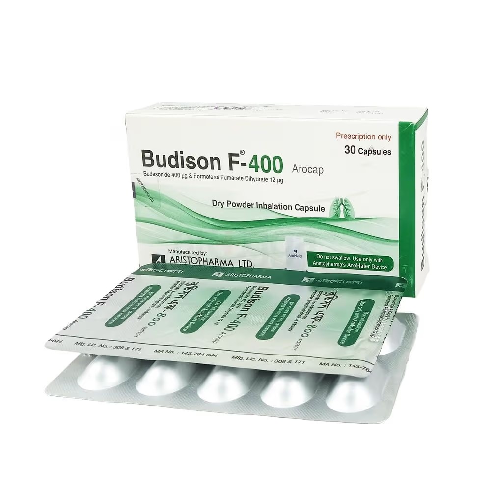 BUDISONE F-400mcg+12mcg AROCAP