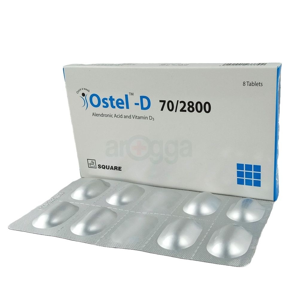 OSTEL-D 70 mg+2800 IU TABLET