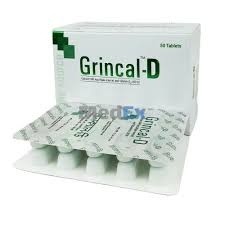 Grincal D 500 mg+200 IU Tablet