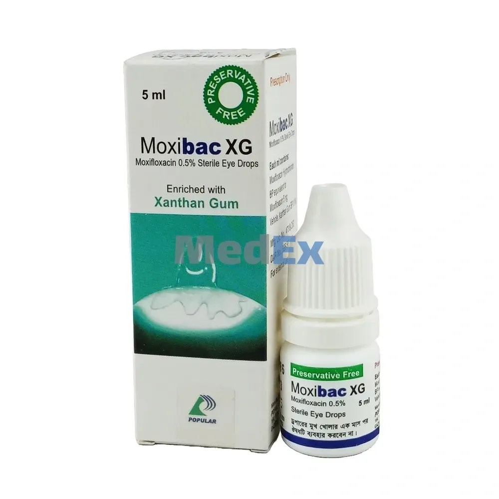 MOXIBAC XG 0.5%+0.4% EYE DROP 5ML