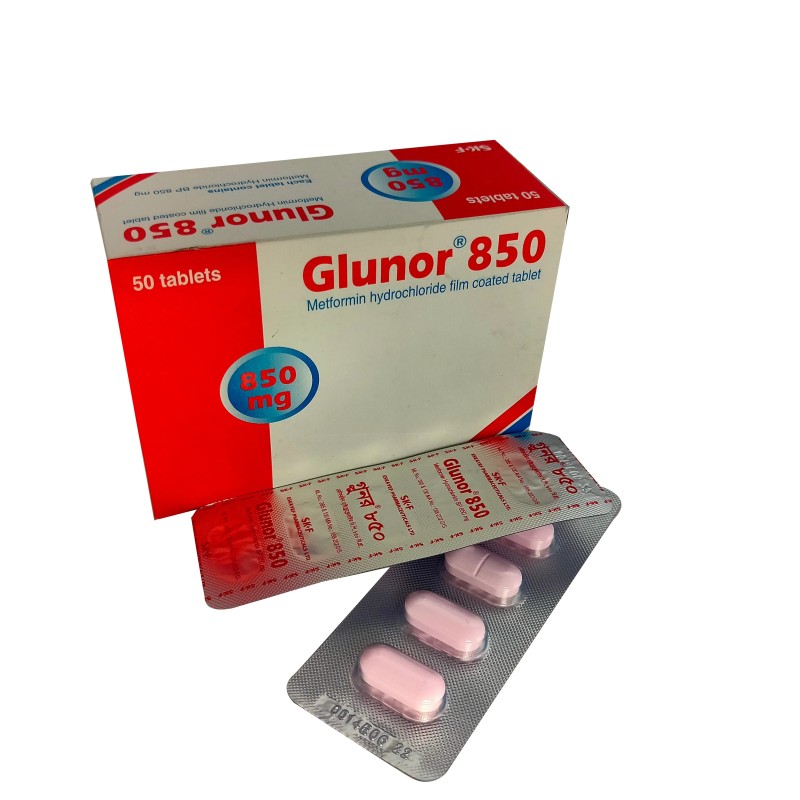 GLUNOR 850MG TABLET