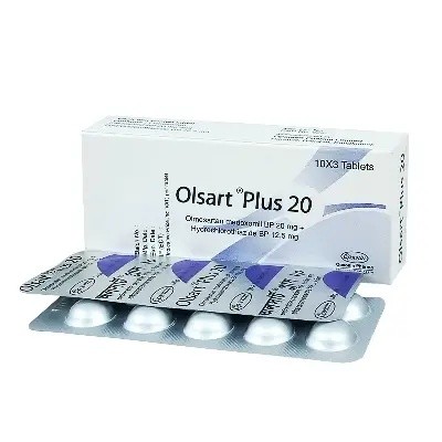 OLSART PLUS 20mg+12.5mg Tablet
