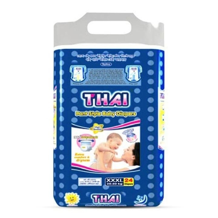 THAI BABY DIAPER XXXL - 24 PCS