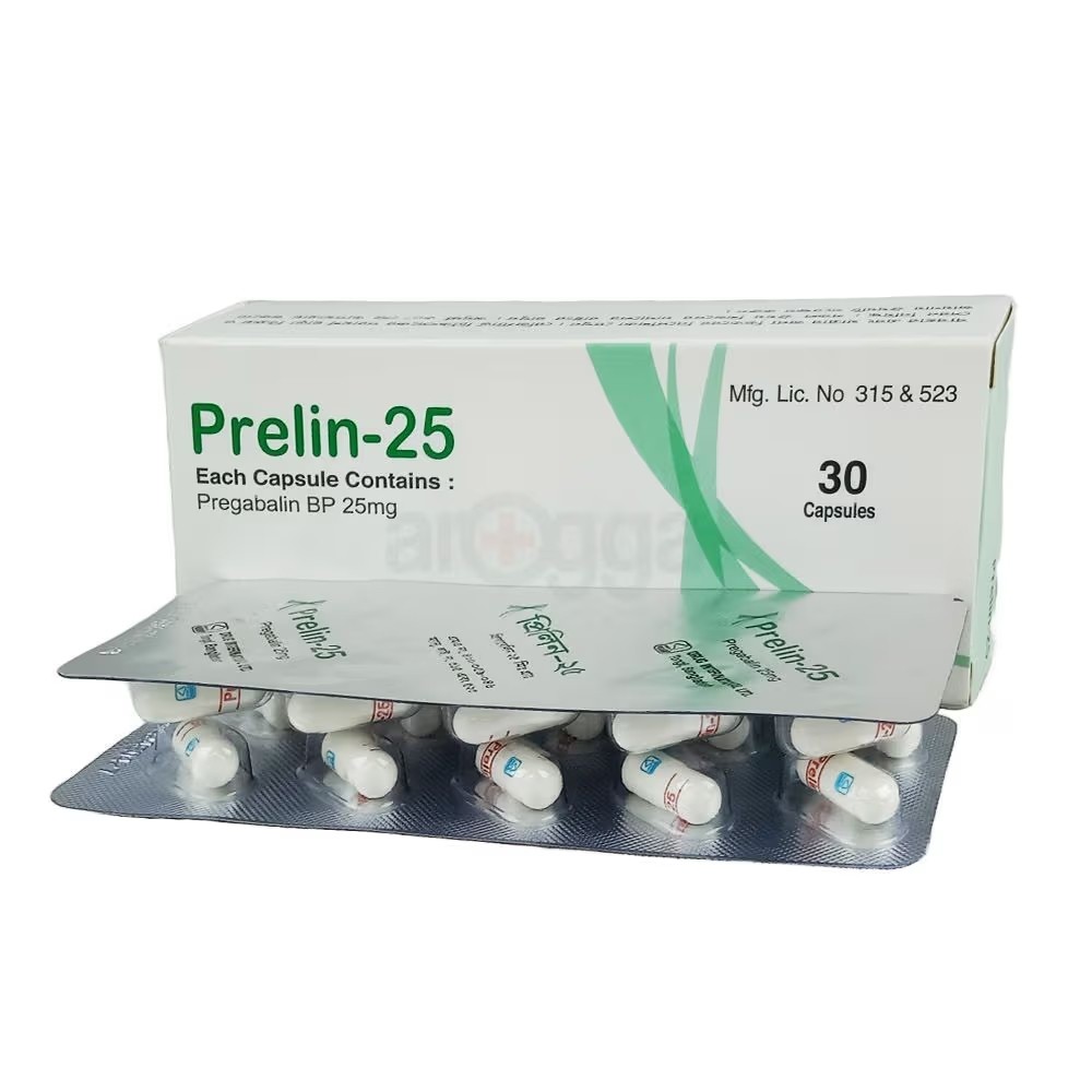 PRELIN 25mg Capsule