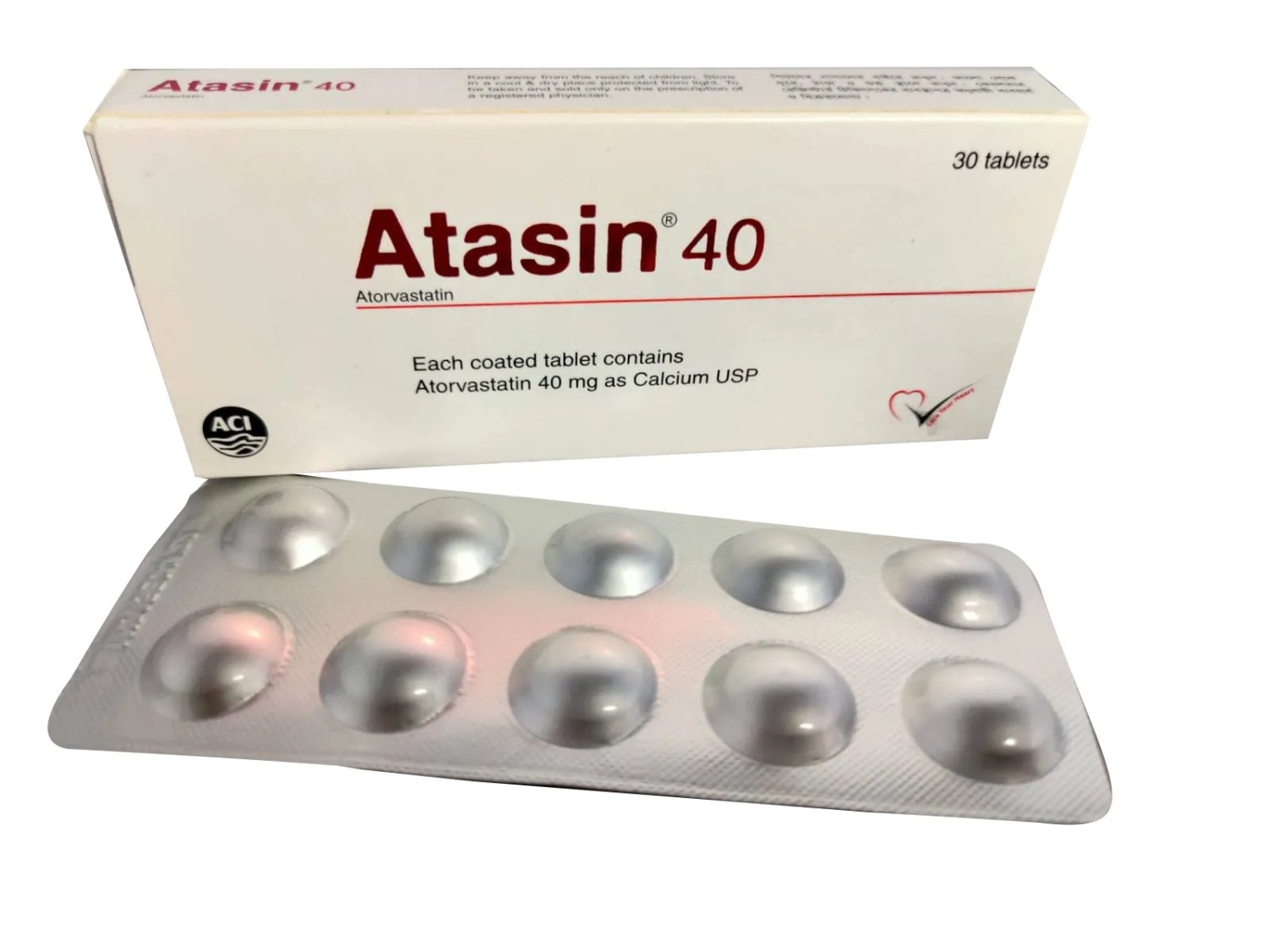 ATASIN 40MG TABLET