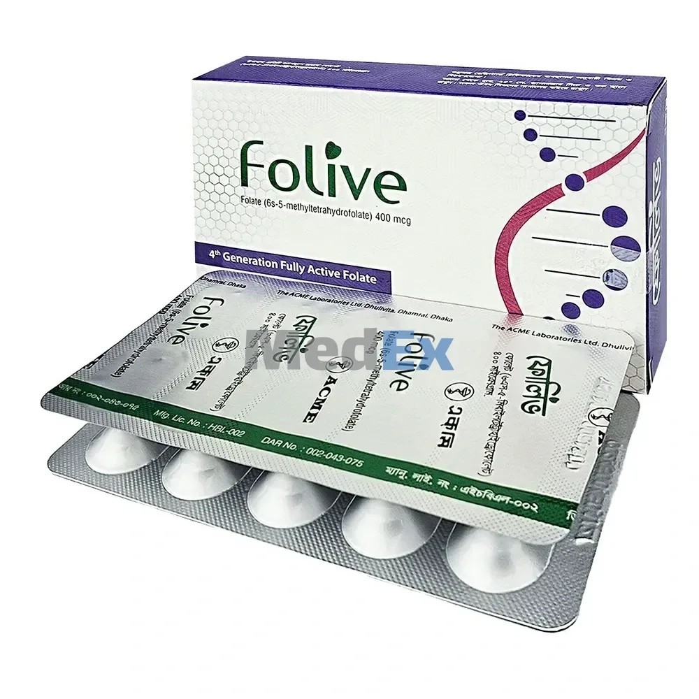 FOLIVE 400 mcg