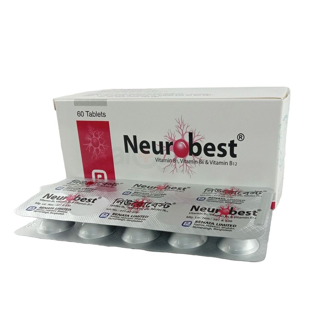 NEUROBEST 100 mg+200 mg+200 mcg Tablet