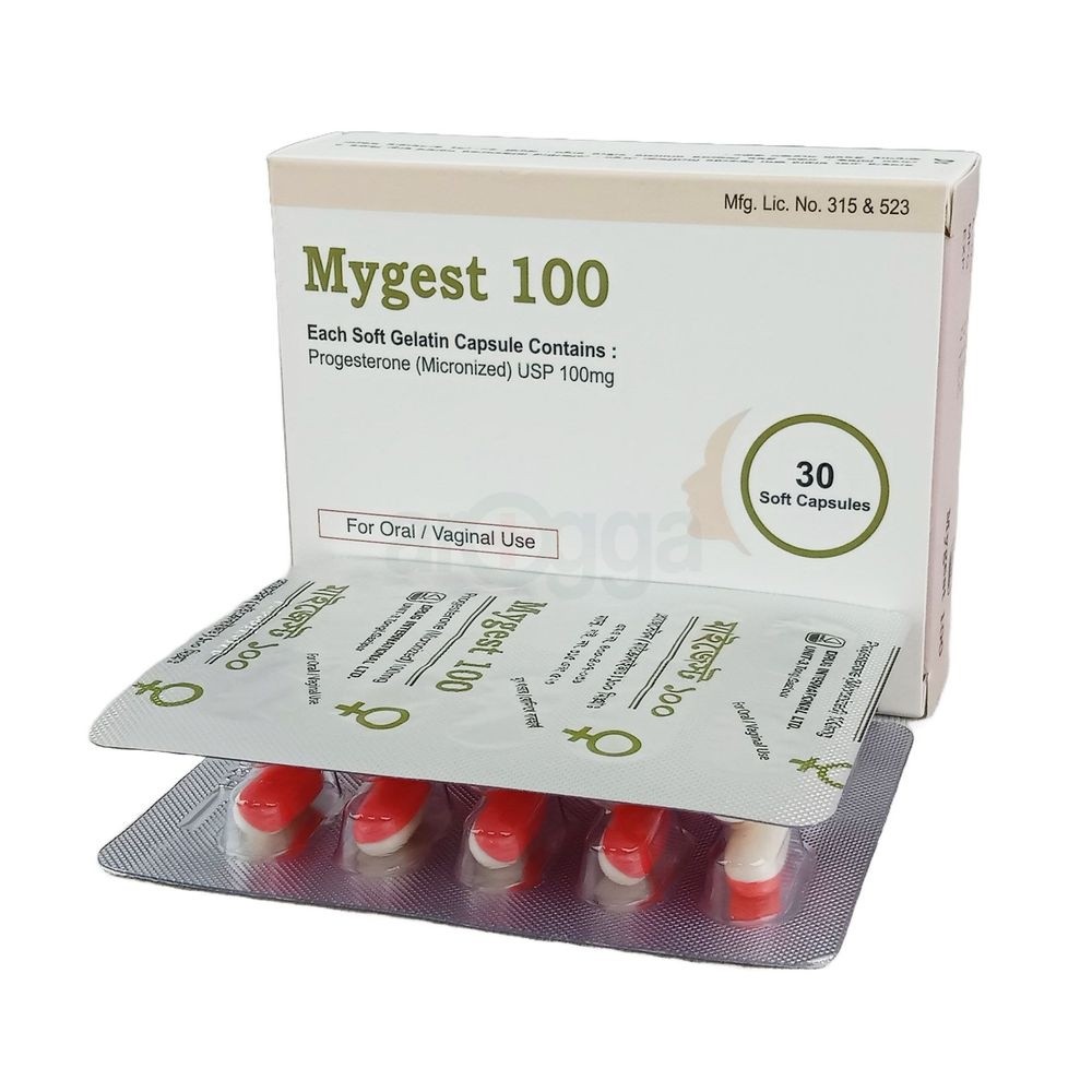 MYGEST 100MG Capsule
