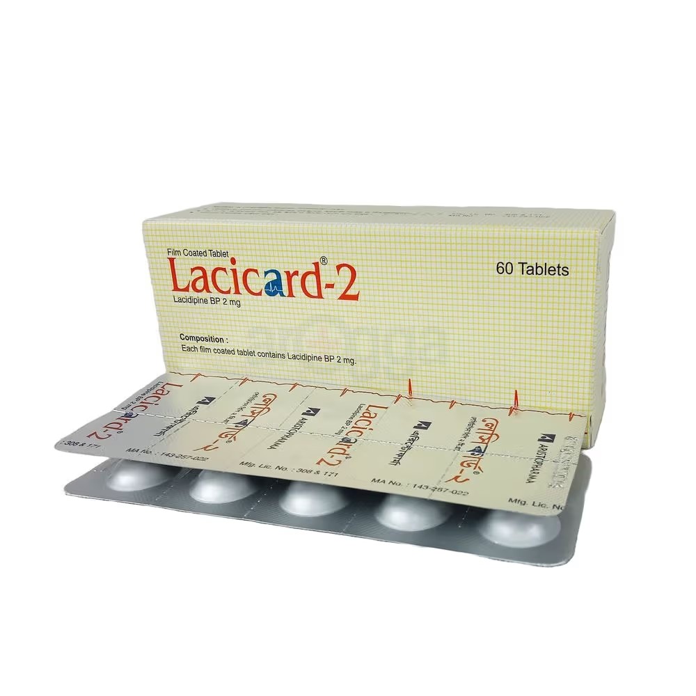 LACICARD 2MG TABLET