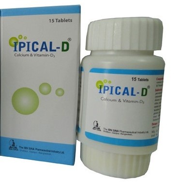 IPICAL-D  500 mg + 200 IU