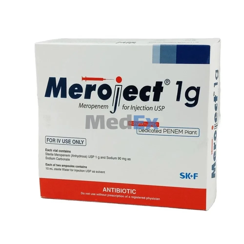 MEROJECT Injection IM/IV	1GM/20ML
