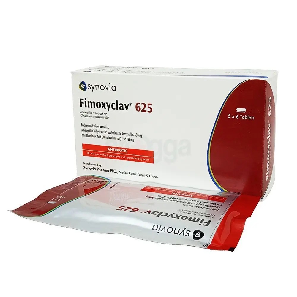 FIMOXYCLAV-625mg (500mg+125mg) tablet