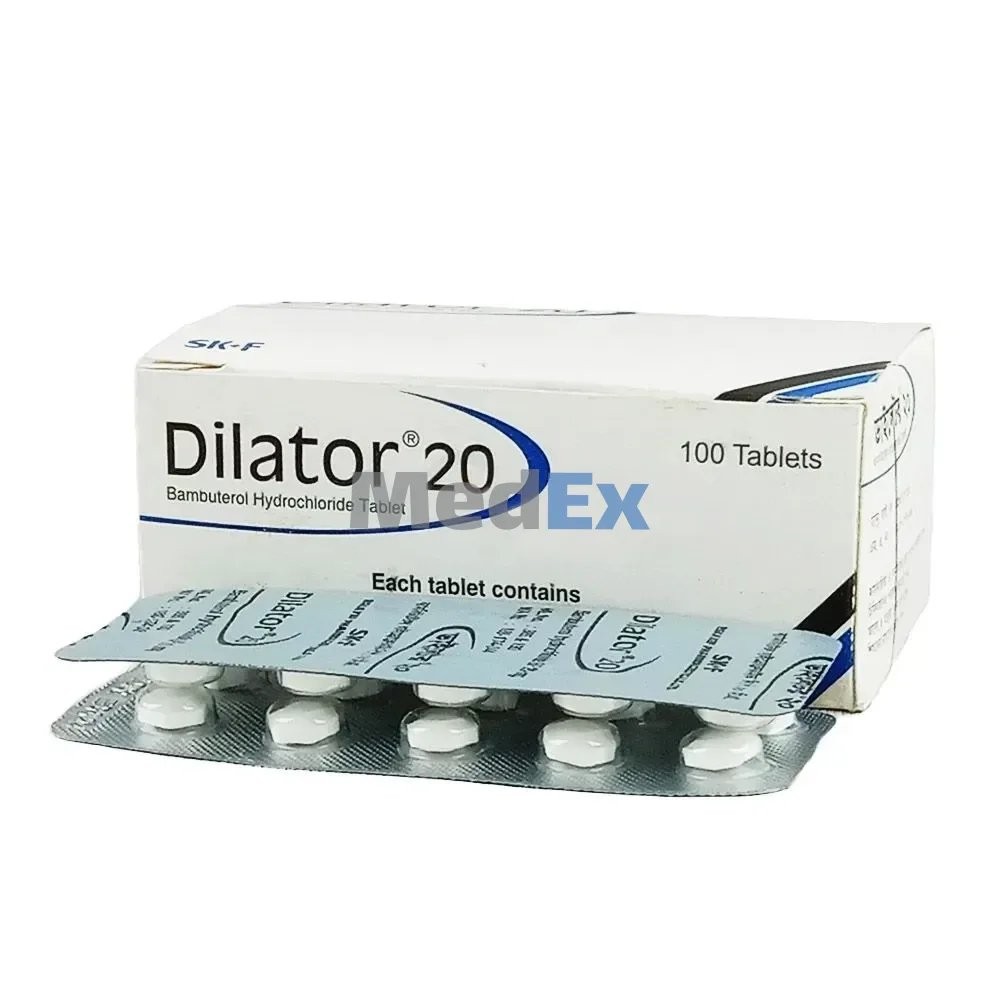 DILATOR 20MG TABLET