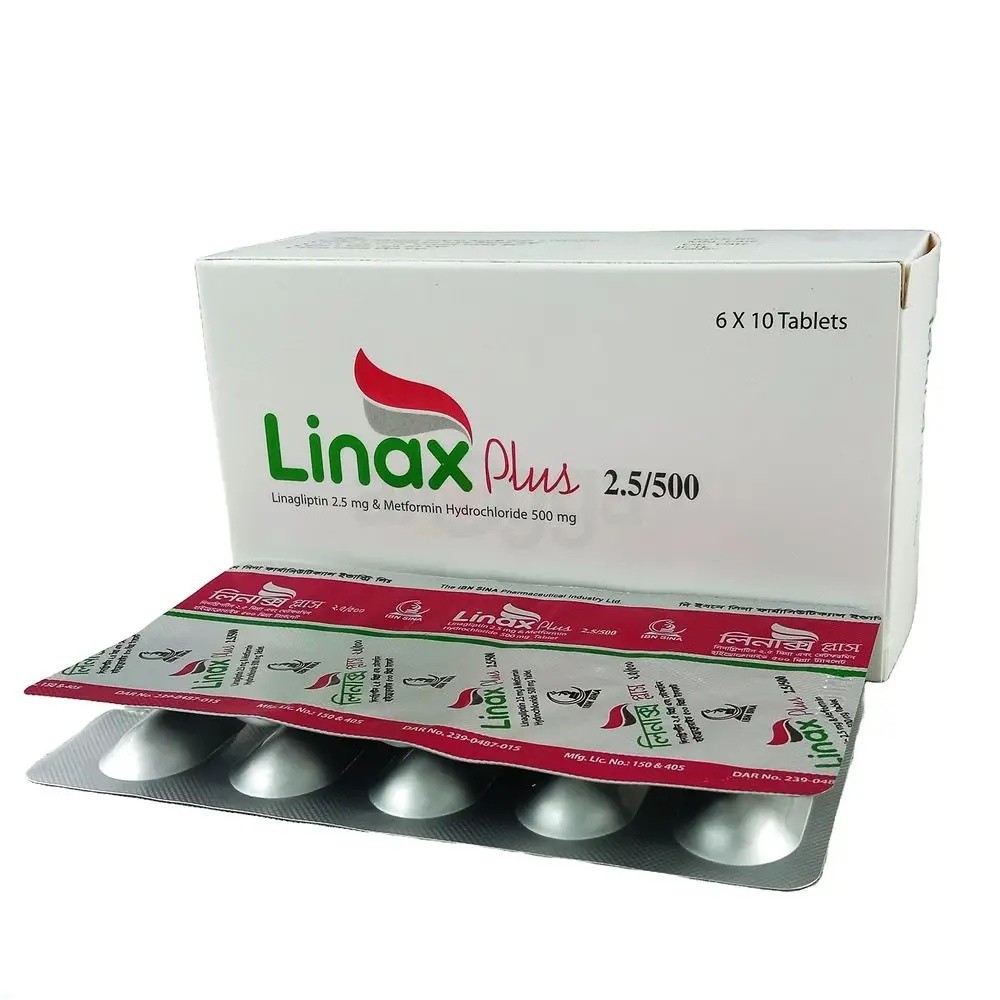 LINAX PLUS 2.5 mg +500 mg