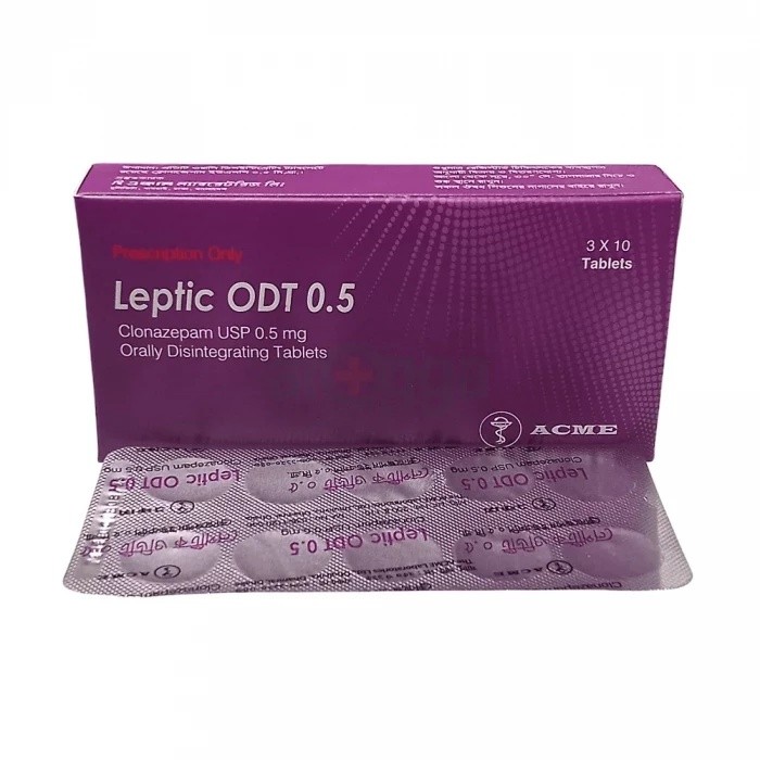 LEPTIC ODT 0.5 mg