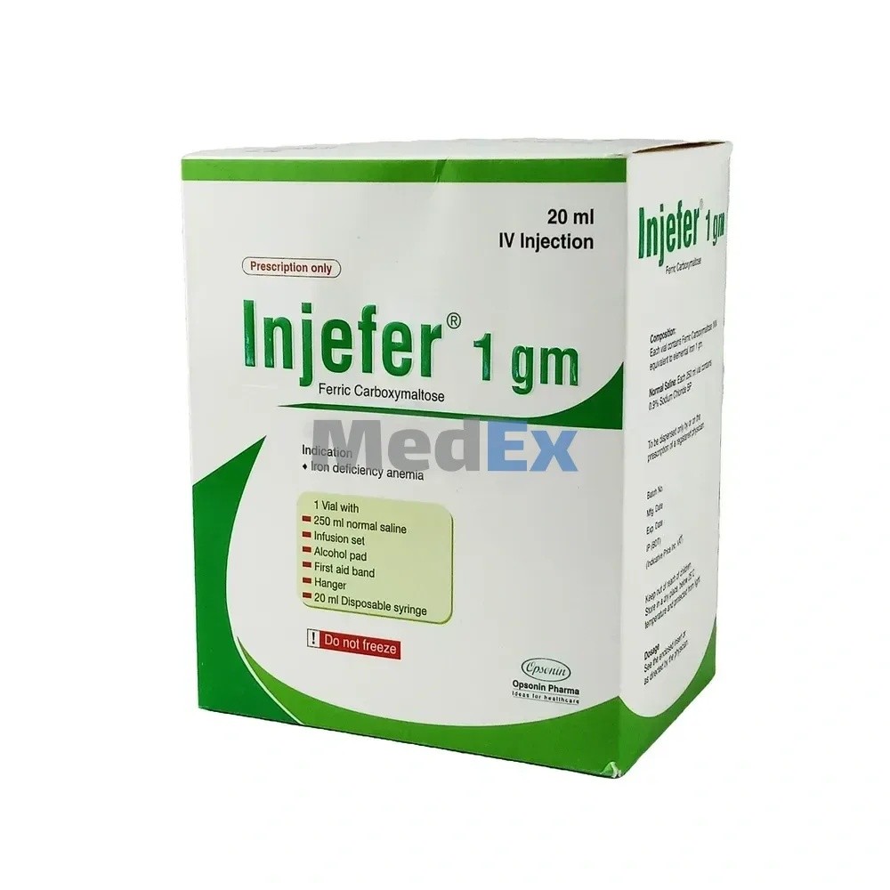 INJEFER 1gm/20ml IV INFUSION OR INJECTION