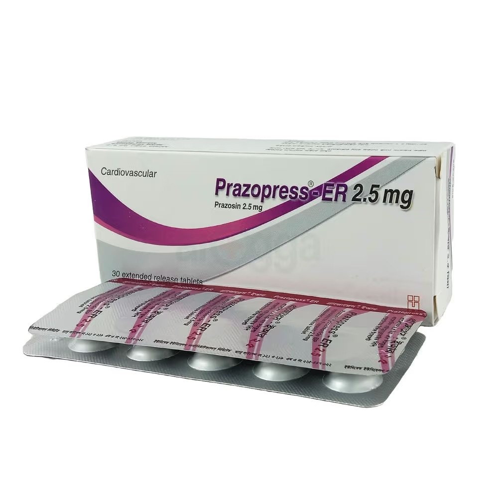 PRAZOPRESS ER 2.5mg Tablet