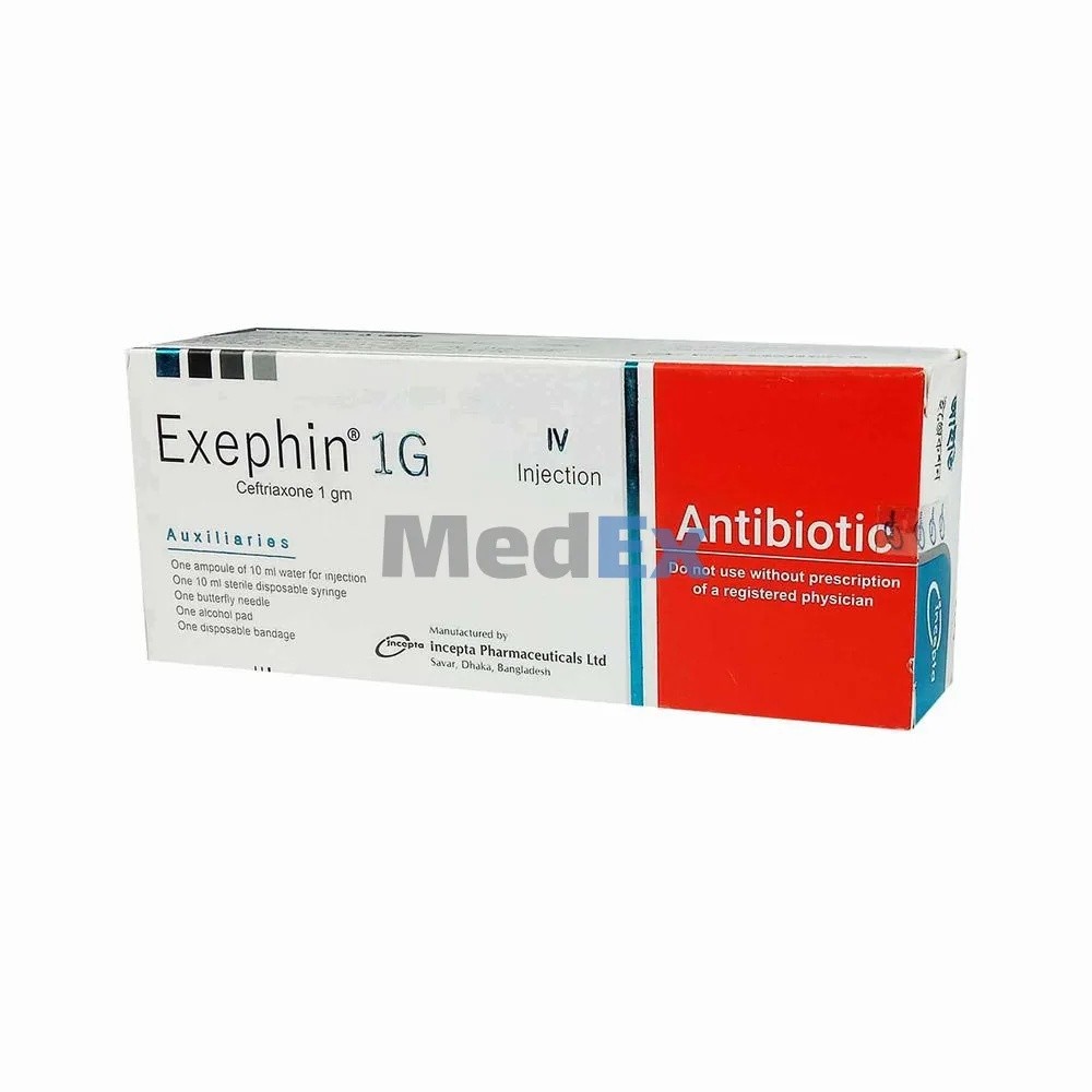 Exephin 1gm/vial IM Injection