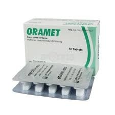 ORAMET 850mg Tablet