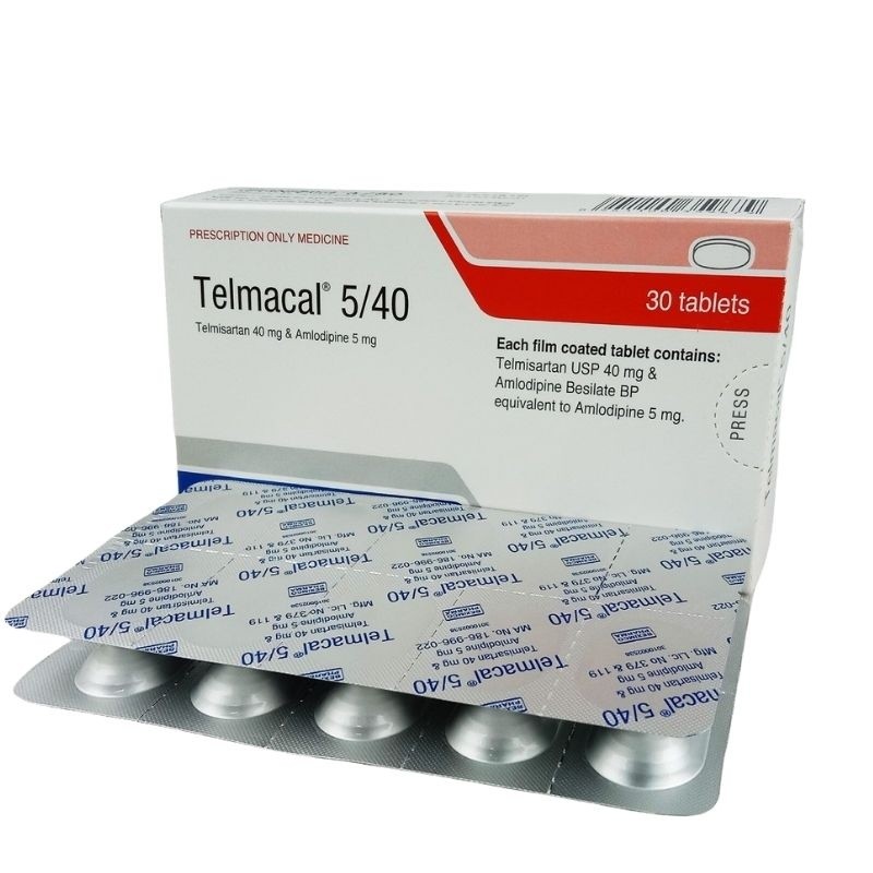 TELMACAL 5mg+40mg Tablet