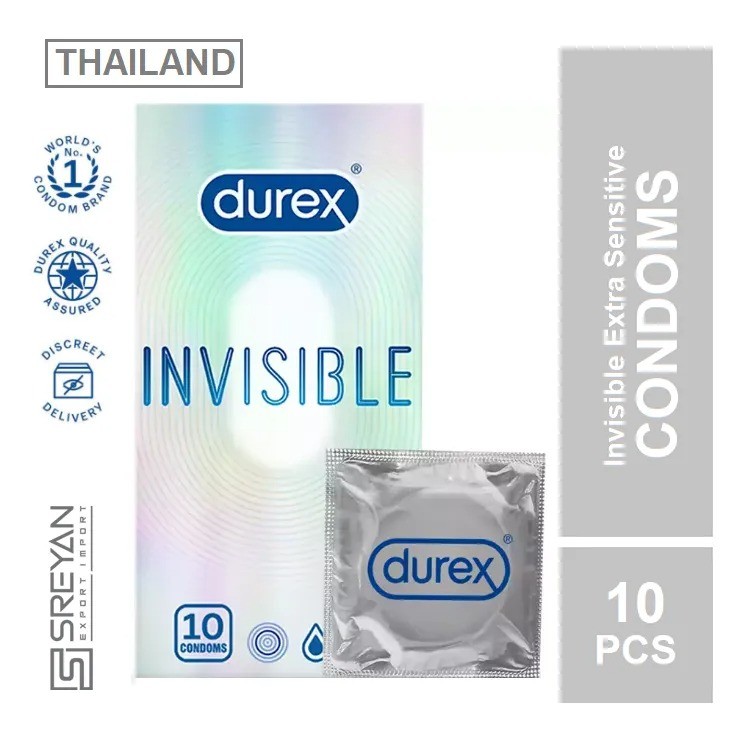 DUREX INVISIBLE-10PCS THAI