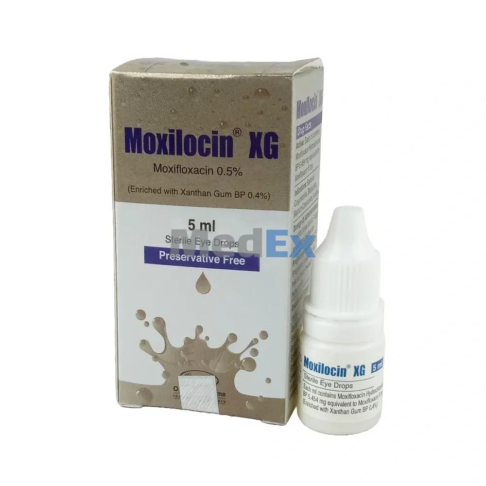 MOXILOCIN XG 0.5%+0.4% Eye drop 5ml