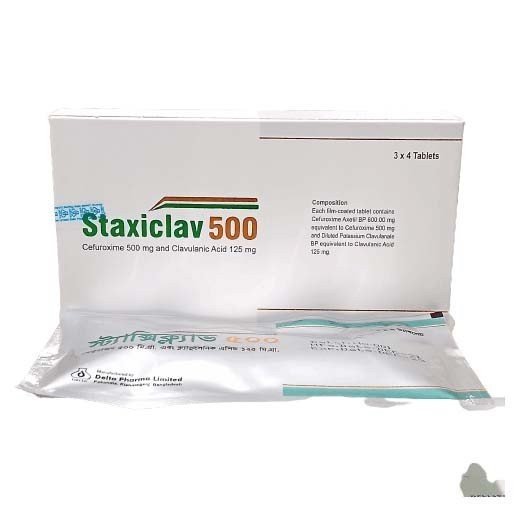 STAXICLAV 500MG+125MG TABLET