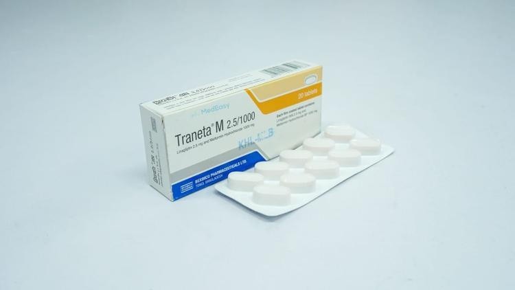 TRANETA M 2.5 mg + 1000 mg Tablet