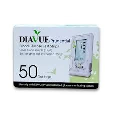 DIAVUE BLOOD GLUCOSE TEST STRIP 25PCS