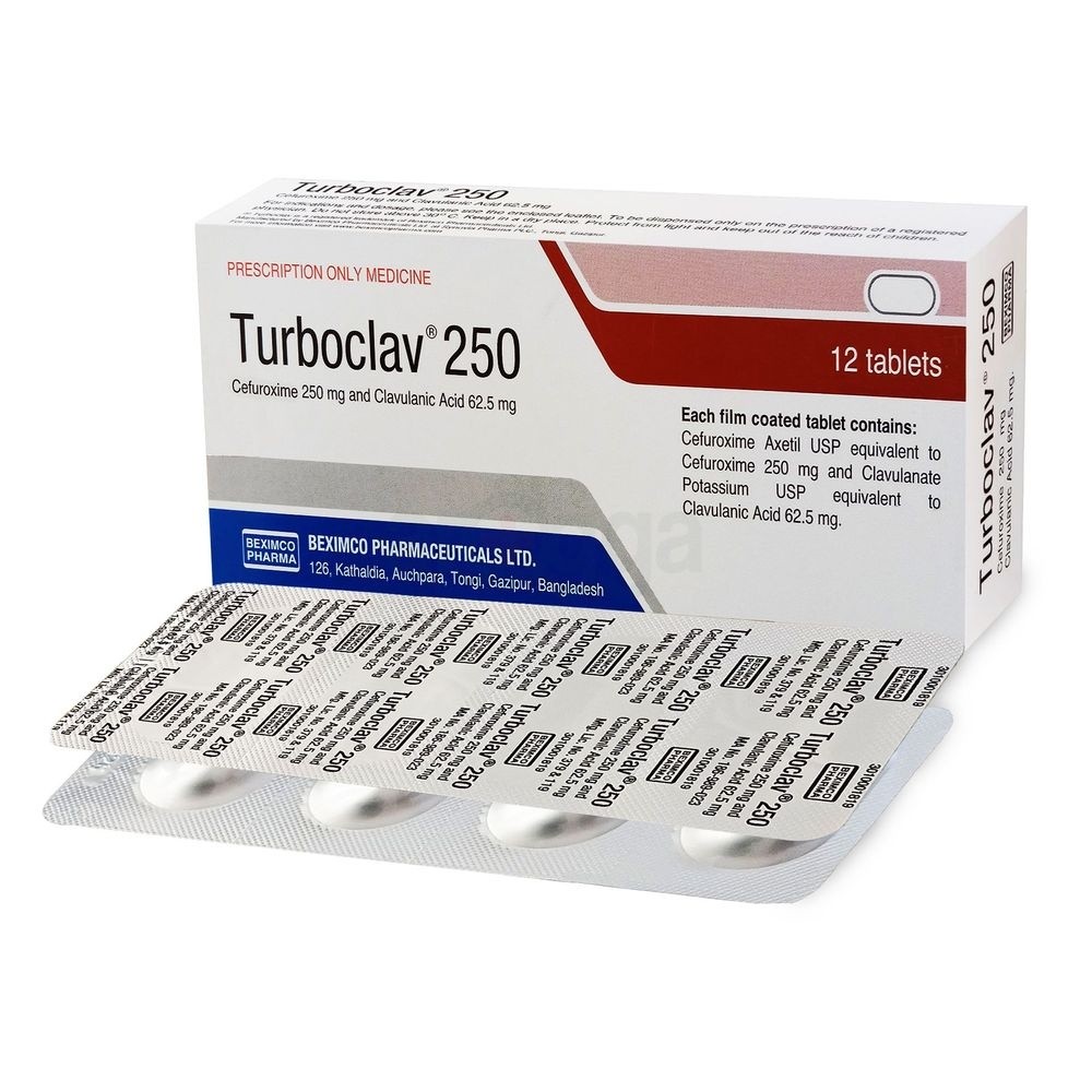 TURBOCLAV 250 mg TABLET
