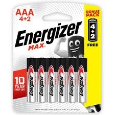 ENERGIZER AAA 4+2 BATTERY