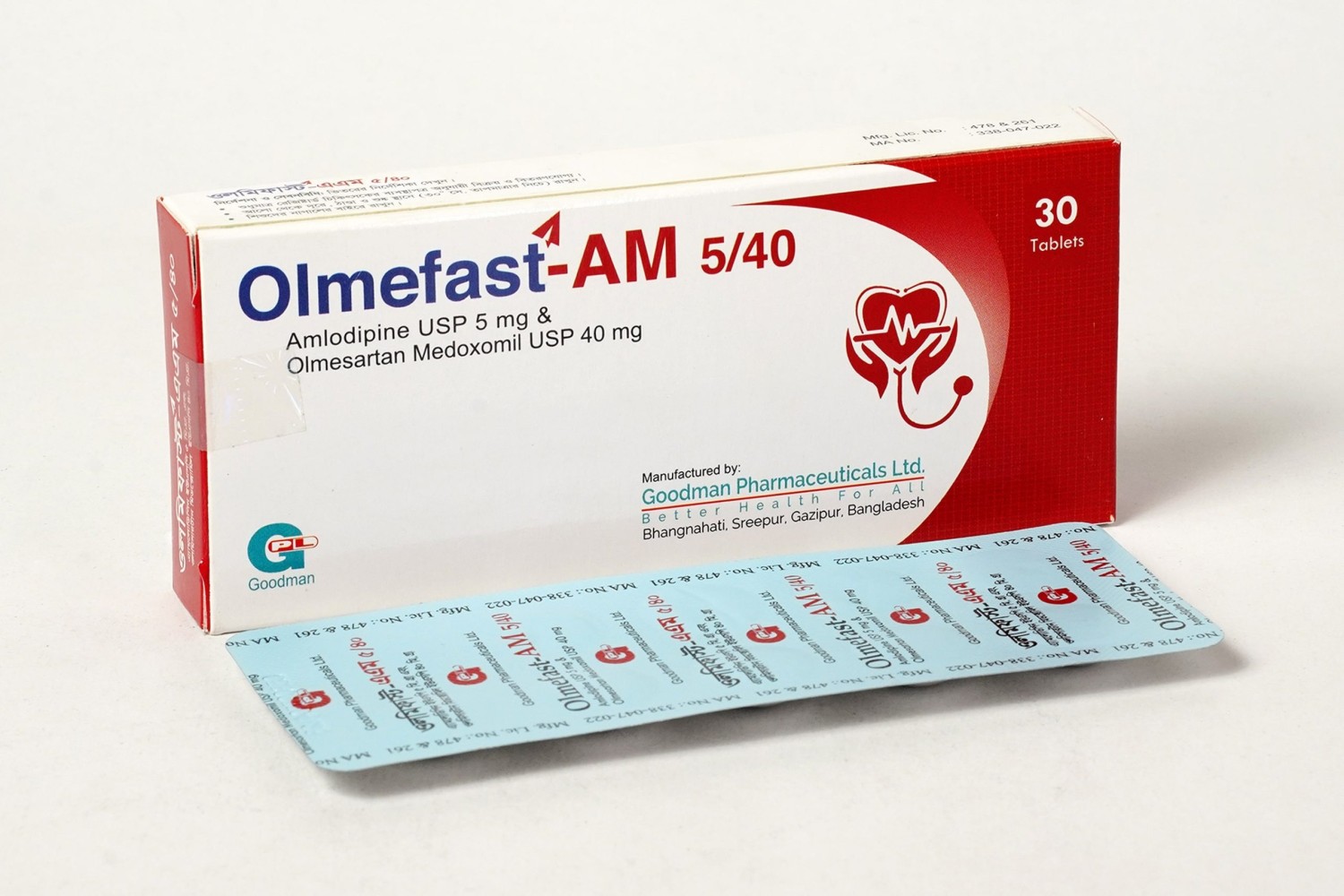 OLMESAFE AM 5 mg / 40 mg