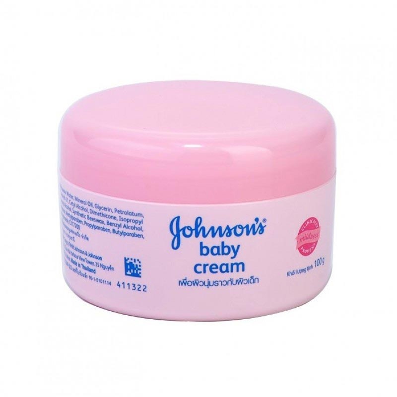 JOHNSONS BABY CREAM PINK 100GM (THAILAND)