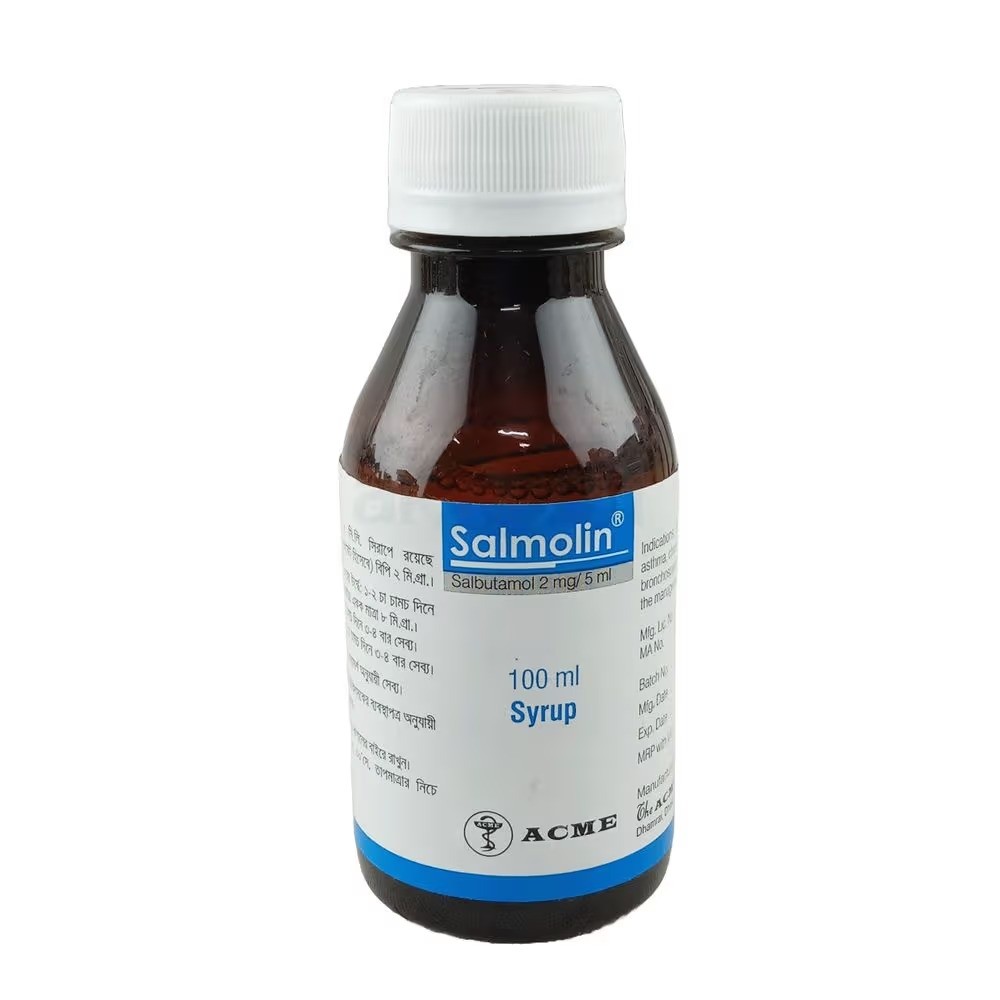 SALMOLIN 100 ml SYRUP.