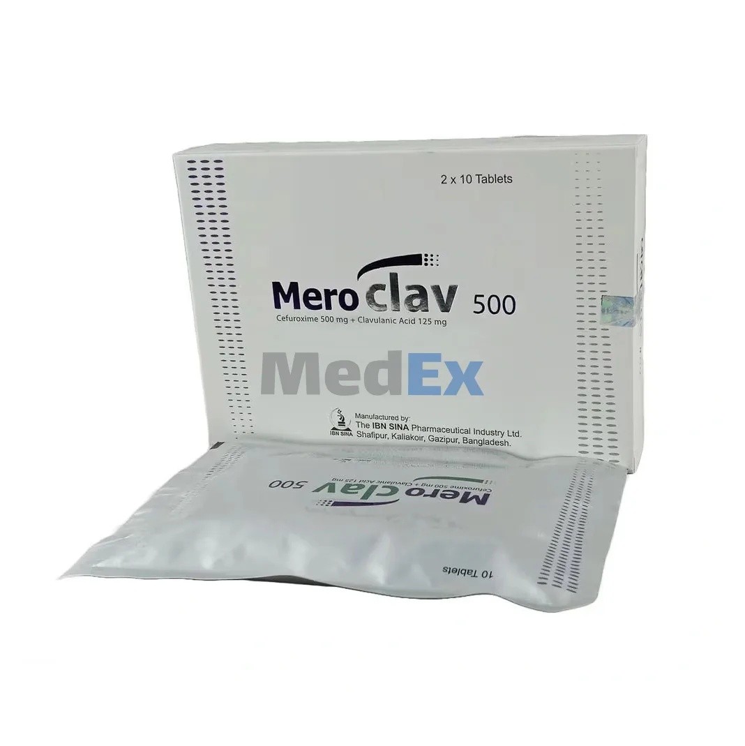 MEROCLAV 500 mg + 125 mg