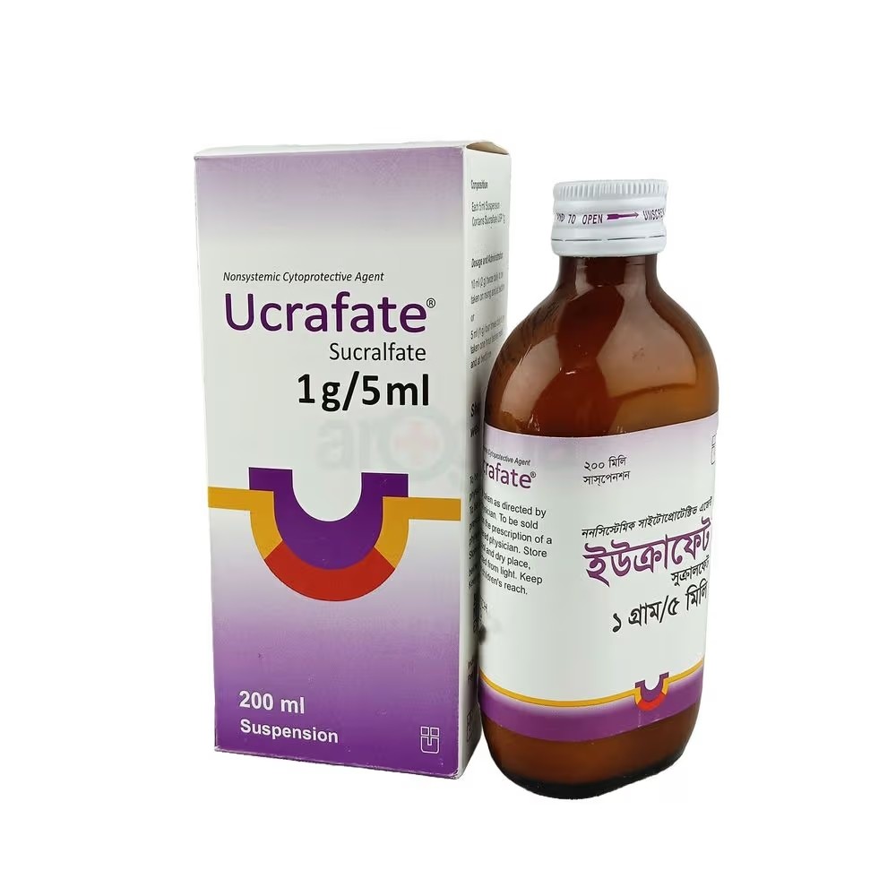UCRAFATE 1gm/5ml Suspension 200ml